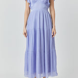 Open Back Maxi Dress