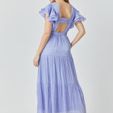 Open Back Maxi Dress