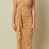 One Shoulder Maxi Dress