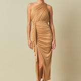 One Shoulder Maxi Dress