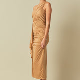 One Shoulder Maxi Dress