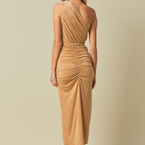 One Shoulder Maxi Dress