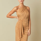 One Shoulder Maxi Dress