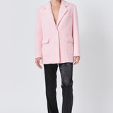 Soft Buttoned Blazer