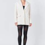 Soft Buttoned Blazer