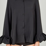 Bubble Accent Dress Shirt