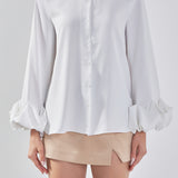 Bubble Accent Dress Shirt