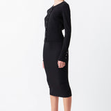 Jewel Embellished Sweater Cardigan