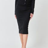 Knit Midi Skirt