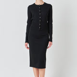 Knit Midi Skirt