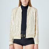 Sequins Bomber Jacket
