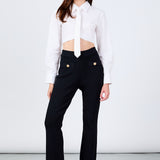 Shank Button Knit Pants