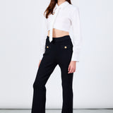 Shank Button Knit Pants