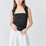 Draped Ruched Top