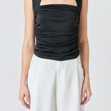 Draped Ruched Top