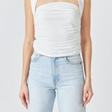 Draped Ruched Top
