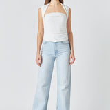 Draped Ruched Top