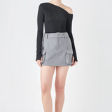 Wool Cargo Skirt