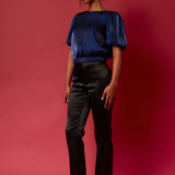 Blouson Sheen Top
