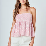 Embroidered Sequins Top
