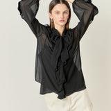 Chiffon Peekaboo Top