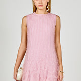 Tulle Ruffled Mini Dress