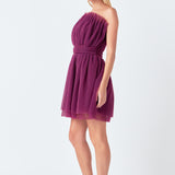 Strapless Mini Tulle Dress
