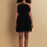 Strapless Mini Tulle Dress