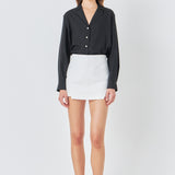 Pearl Button Collared Shirt