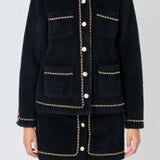 Chain Trimmed Jacket