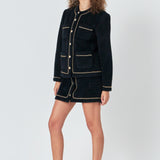Chain Trimmed Jacket