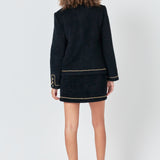 Chain Trimmed Jacket