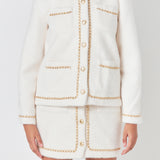 Chain Trimmed Jacket