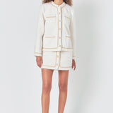 Chain Trimmed Jacket