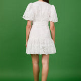 Sequins Lace Mini Dress