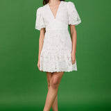 Sequins Lace Mini Dress