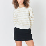 Lurex Striped Sweater