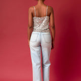 Sequins Cowl Neck Top