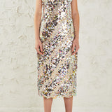 Multi Color Sequins Dress