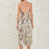 Multi Color Sequins Dress