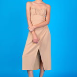 Corset Bust Maxi Dress