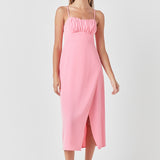 Corset Bust Maxi Dress