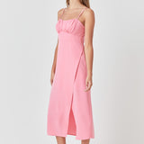 Corset Bust Maxi Dress