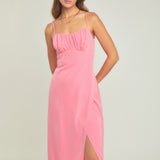 Corset Bust Maxi Dress