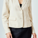 Linen Two Buttoned Blazer