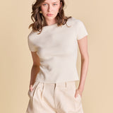 Linen Pintucked Shorts
