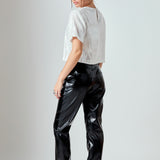 Sequins Cropped Top