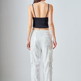 Sequins Cargo Pants