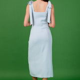 Linen Buttoned Maxi Dress