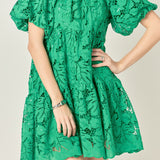 Sequins Tiered Mini Dress